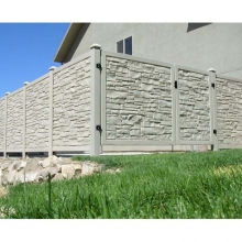 SIMTEK – Simulated Stone Privacy Fence