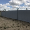 Dove Gray Privacy Fence 