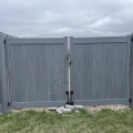 Grey Ash Vinyl Fence
