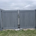 Grey Ash Vinyl Fence 