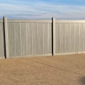 Grey Ash Vinyl Fence