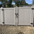 Slate Grey Privacy Vinyl Fence
