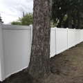 White Vinyl Fencing Installed Special 