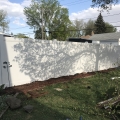 White Vinyl Fencing Installed Special 