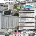 White Ash Vinyl Fence 