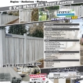 White Ash Vinyl Fence
