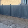 Grey Ash Vinyl Fence