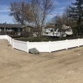 White 3 Tall Privacy Fence