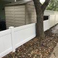 White 3 Tall Privacy Fence