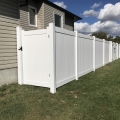 Classic White 6 x 8 Section Privacy Fence 