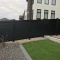 Black Privacy Fence System