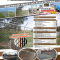 Commercial Galvanized Chain-Link Fence 9ga.