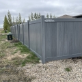 Grey Ash Vinyl Fence