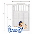 Fairmont White Accent Top Gates