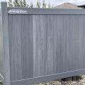 Grey Ash Vinyl Fence 