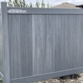 Grey Ash Vinyl Fence