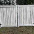 White Ash Vinyl Fence 