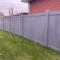 Grey Ash Vinyl Fence